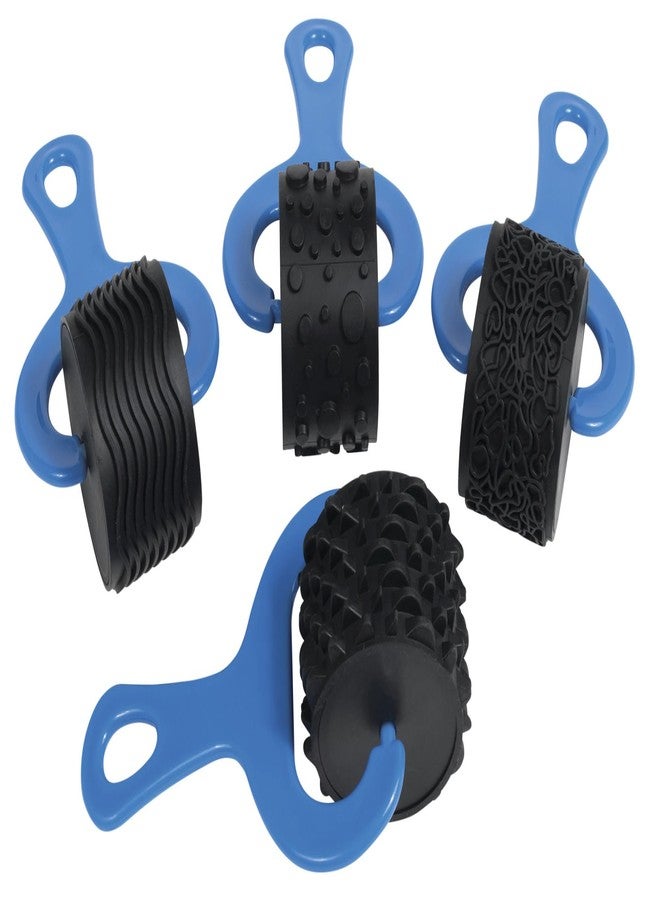 READY 2 LEARN Ready2Learn Heavy Duty Rubber/Plastic Paint and Clay Explorer Rollers, 5 x 1-1/2 Inch, Set of 4 - 410957 - Image 3